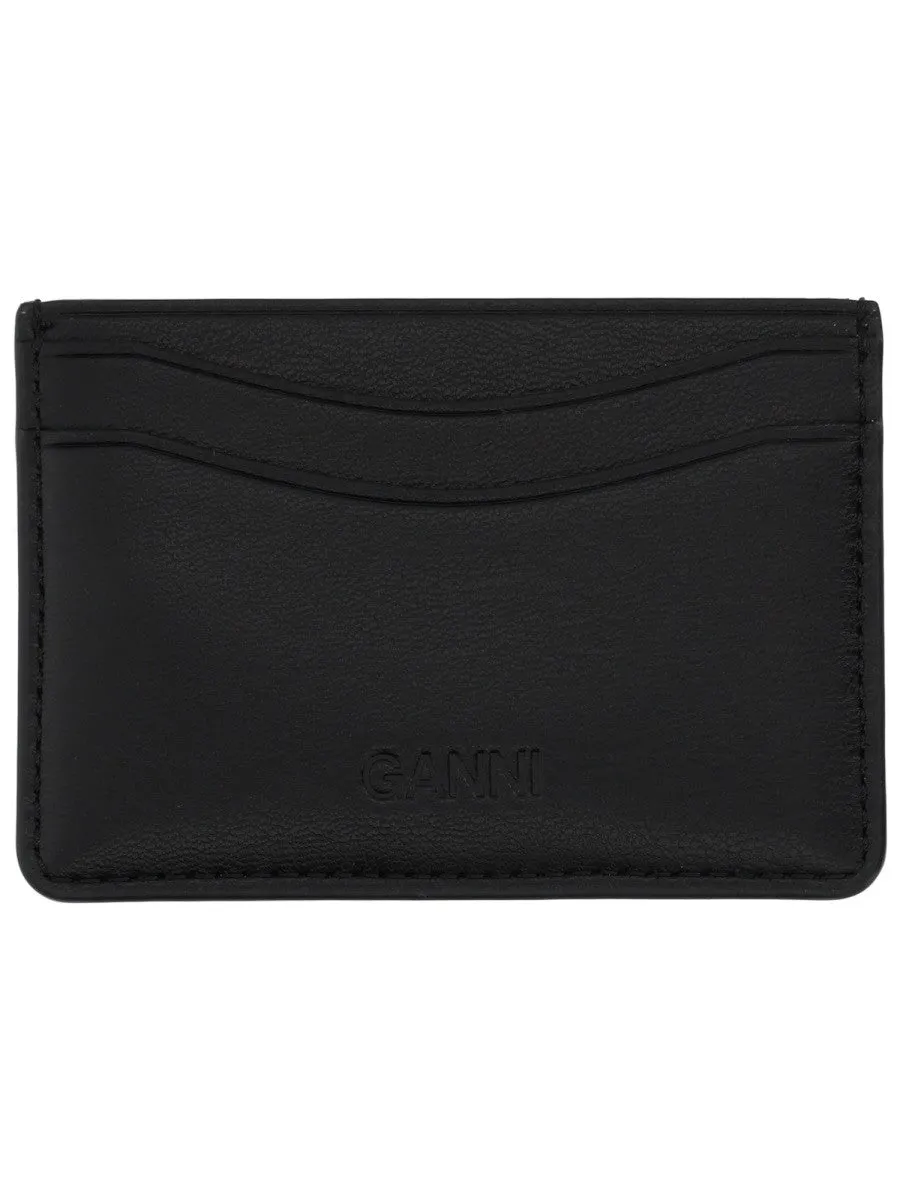GANNI CARD HOLDER WITH LOGO AND PRINT sold by Siebentaschen product image thumbnail 2