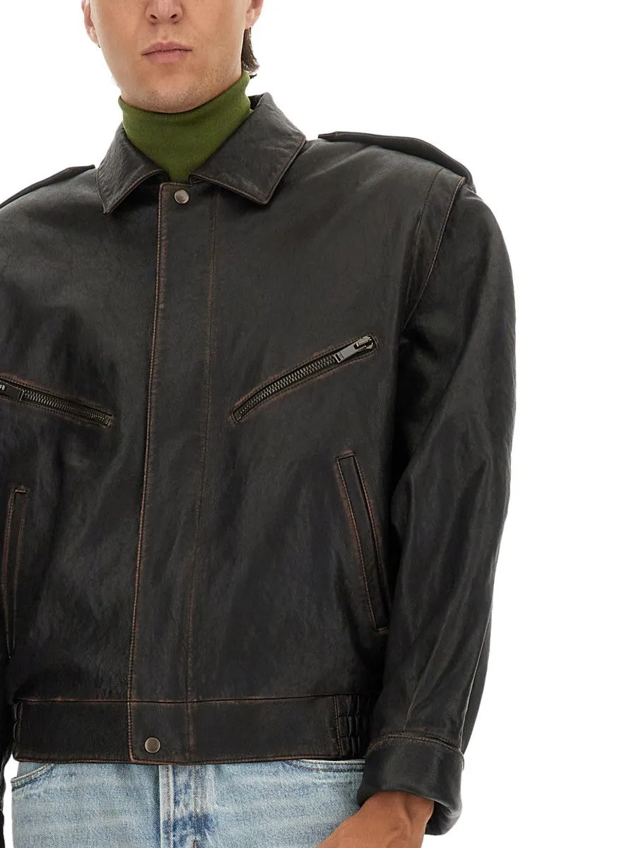 Saint Laurent LEATHER JACKET sold by Siebentaschen product image thumbnail 3