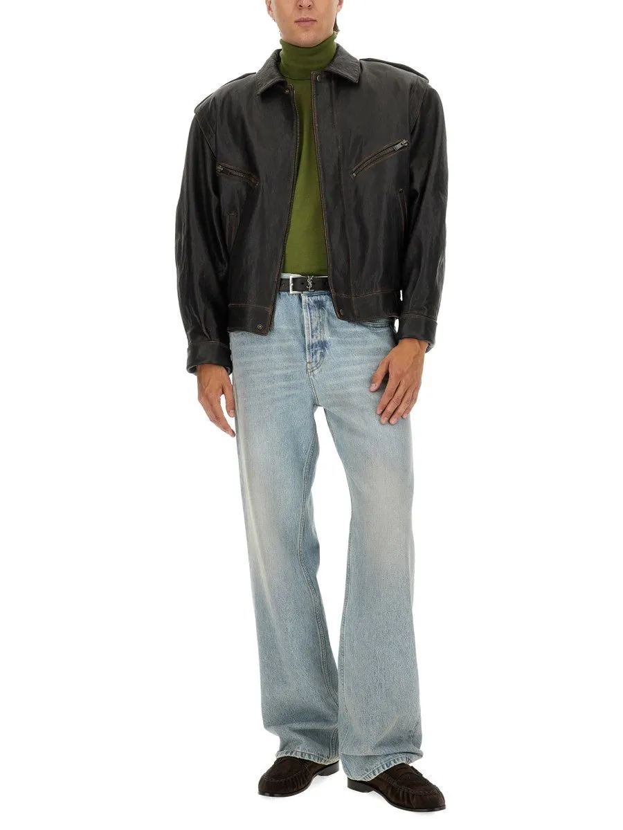 Saint Laurent LEATHER JACKET sold by Siebentaschen product image thumbnail 2