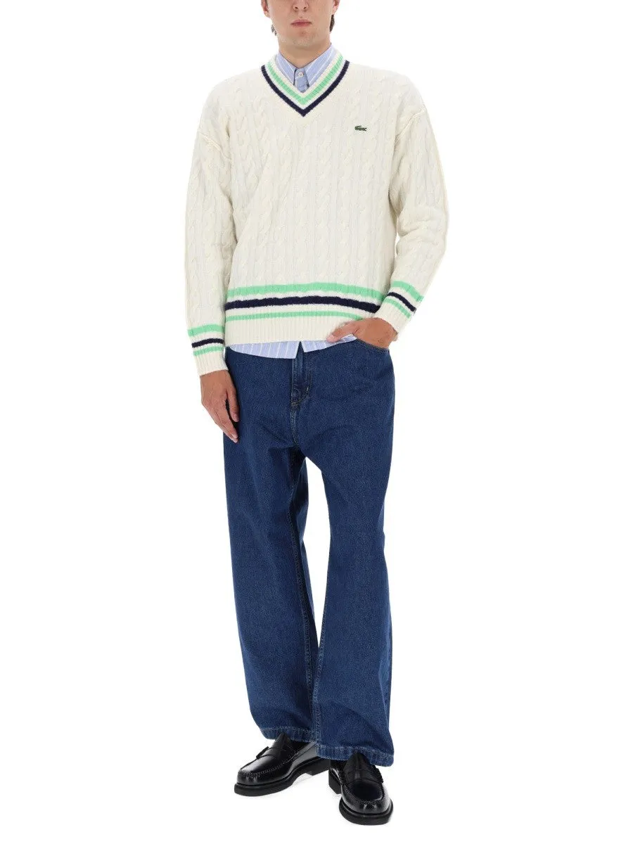Lacoste CABLE-KNIT SWEATER sold by Siebentaschen product image thumbnail 2