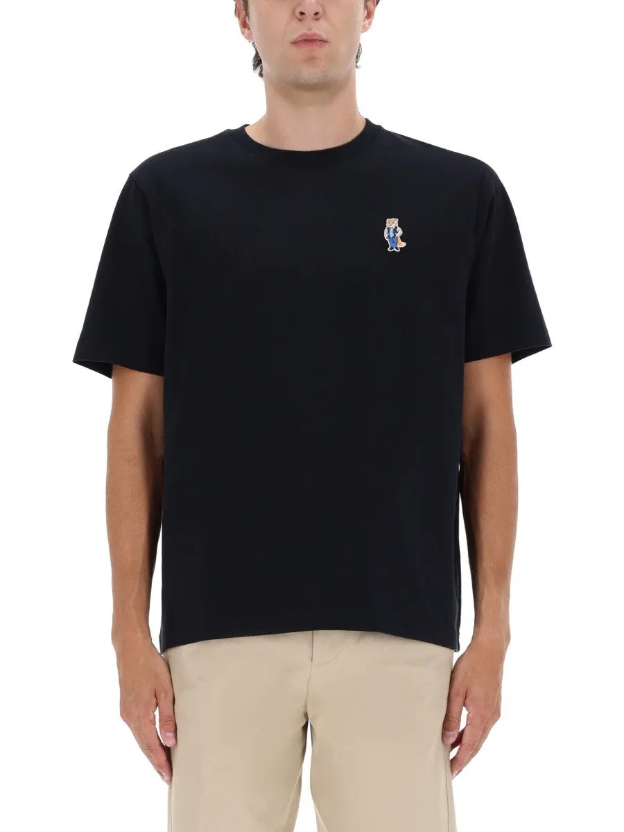 Maison Kitsune "COMFORT DRESSED FOX" T-SHIRT sold by Siebentaschen