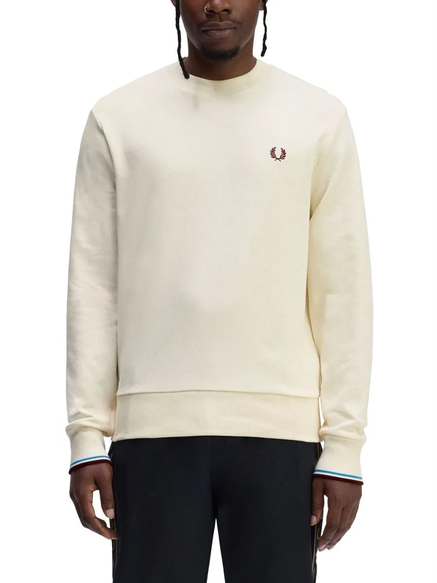 FRED PERRY SWEATSHIRT WITH LOGO sold by Siebentaschen
