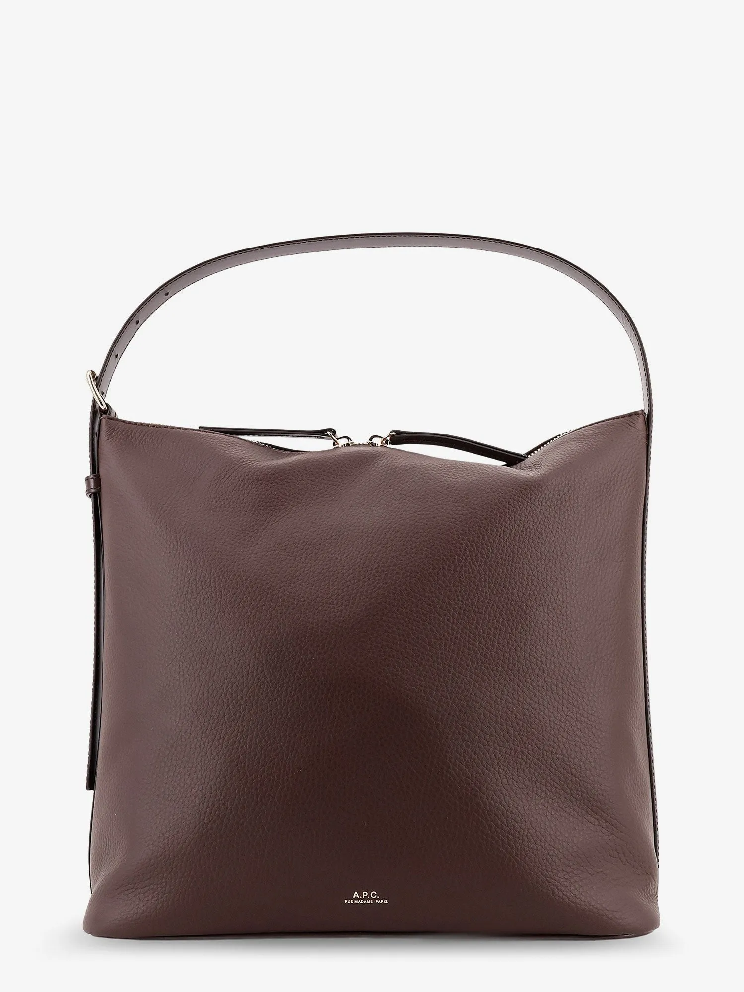 A.P.C. Vera leather shoulder bag sold by Siebentaschen