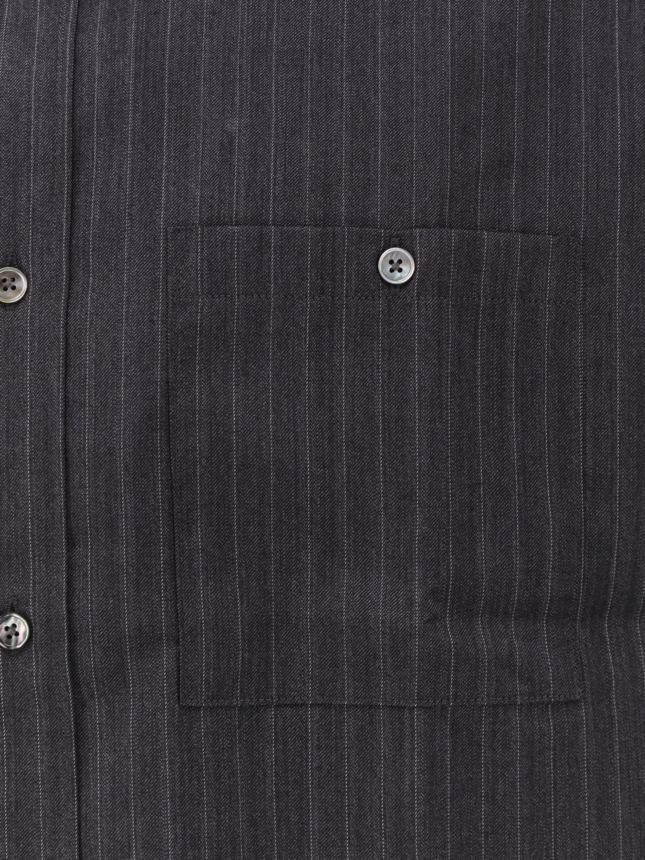 TONYWACK Striped wool blend shirt sold by Siebentaschen product image thumbnail 3