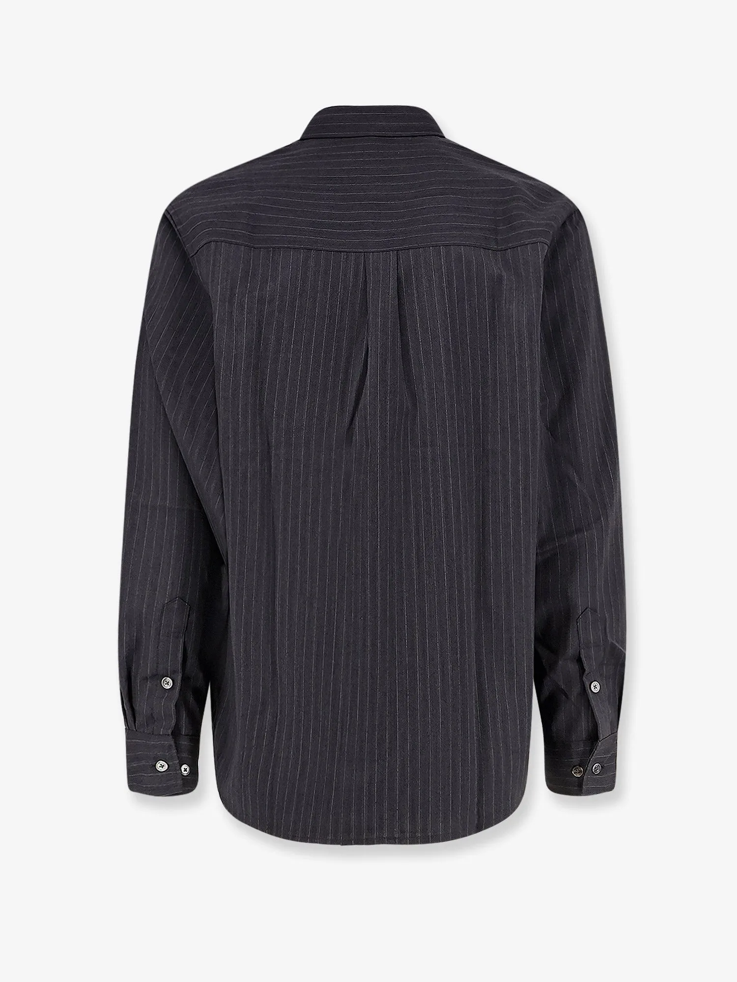 TONYWACK Striped wool blend shirt sold by Siebentaschen product image thumbnail 2