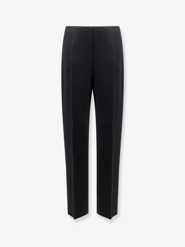 alberta ferretti Virgin wool and silk trousers sold by Siebentaschen