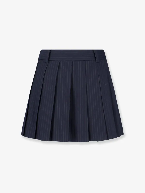 DUNST Pleated mini skirt sold by Siebentaschen