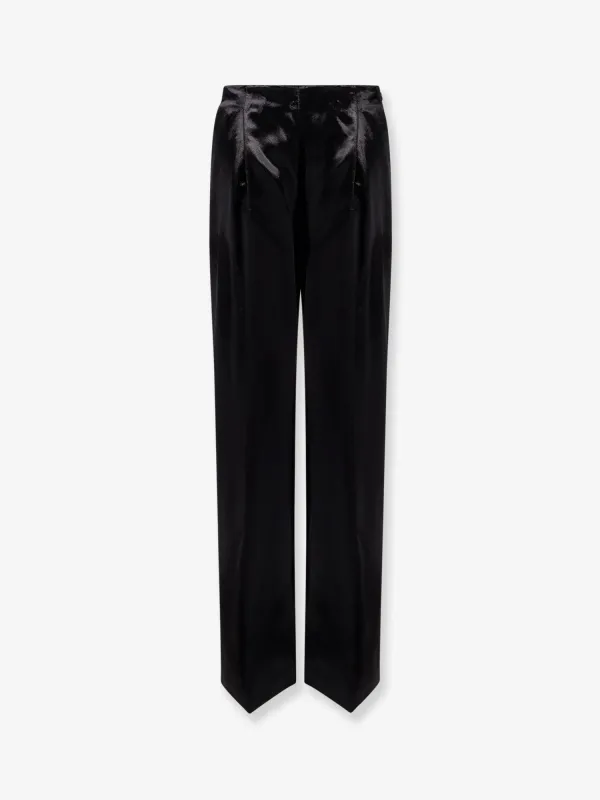 alberta ferretti Velvet trousers sold by Siebentaschen