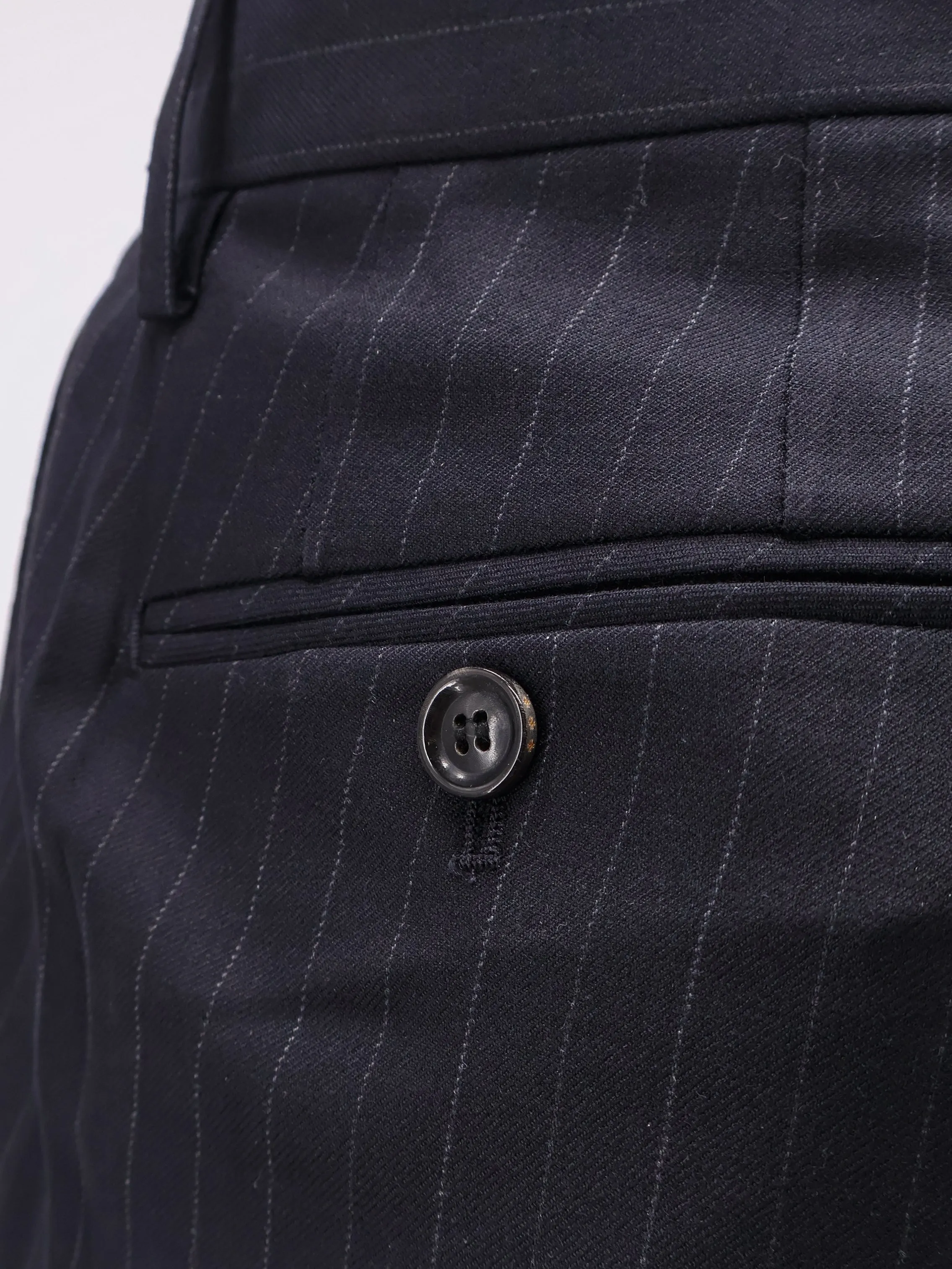TONYWACK Wool blend pinstriped trousers sold by Siebentaschen product image thumbnail 3
