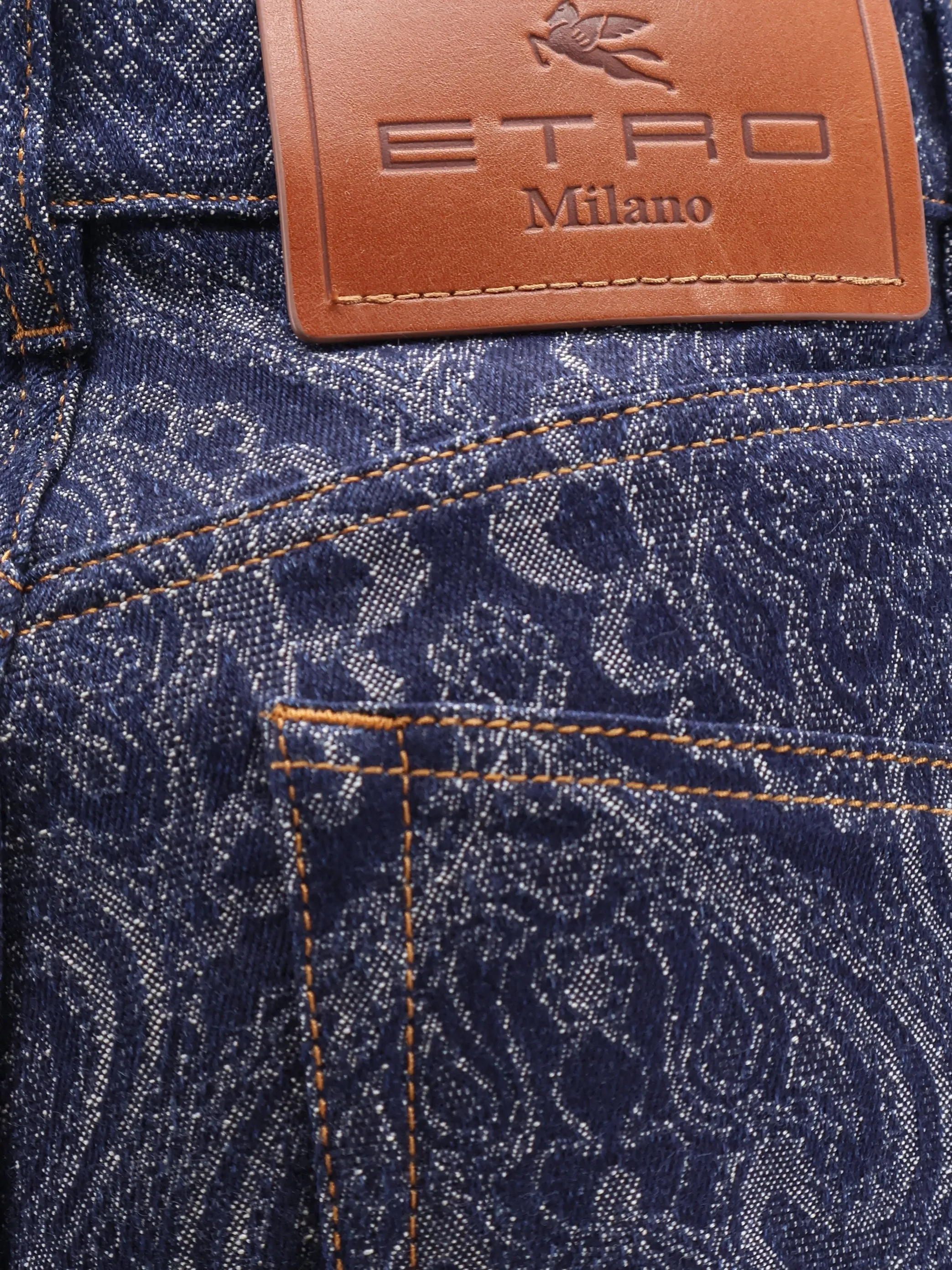 Etro Paisley motif jeans sold by Siebentaschen product image thumbnail 3