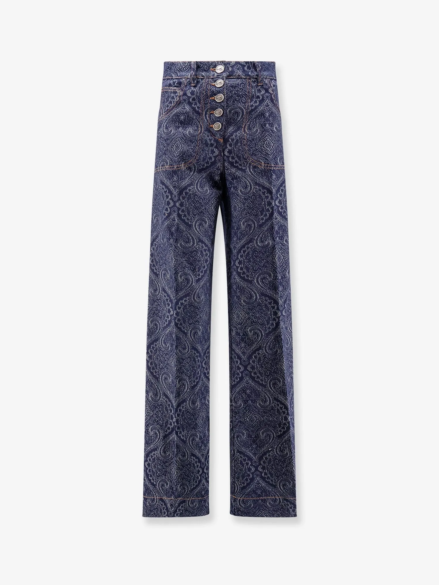 Etro Paisley motif jeans sold by Siebentaschen