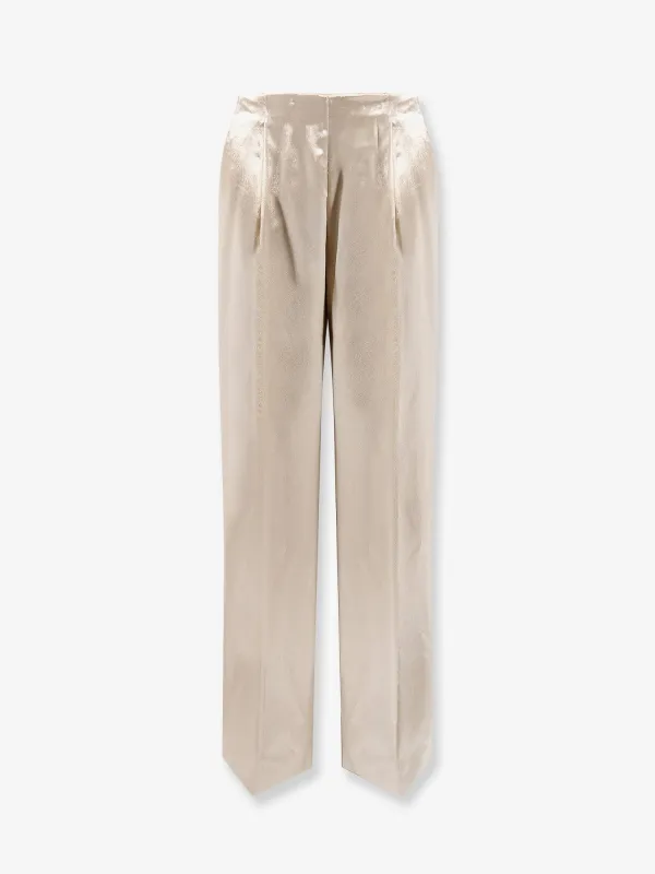 alberta ferretti Velvet trousers sold by Siebentaschen