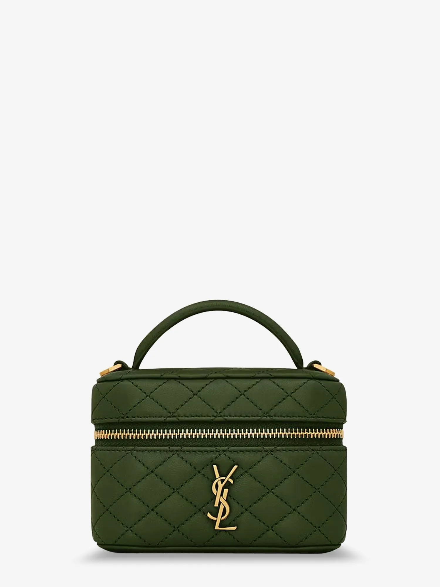 Saint Laurent Vanity Gaby Micro leather shoulder bag sold by Siebentaschen
