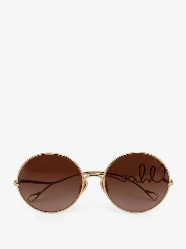 CHLOE' Metal sunglasses sold by Siebentaschen