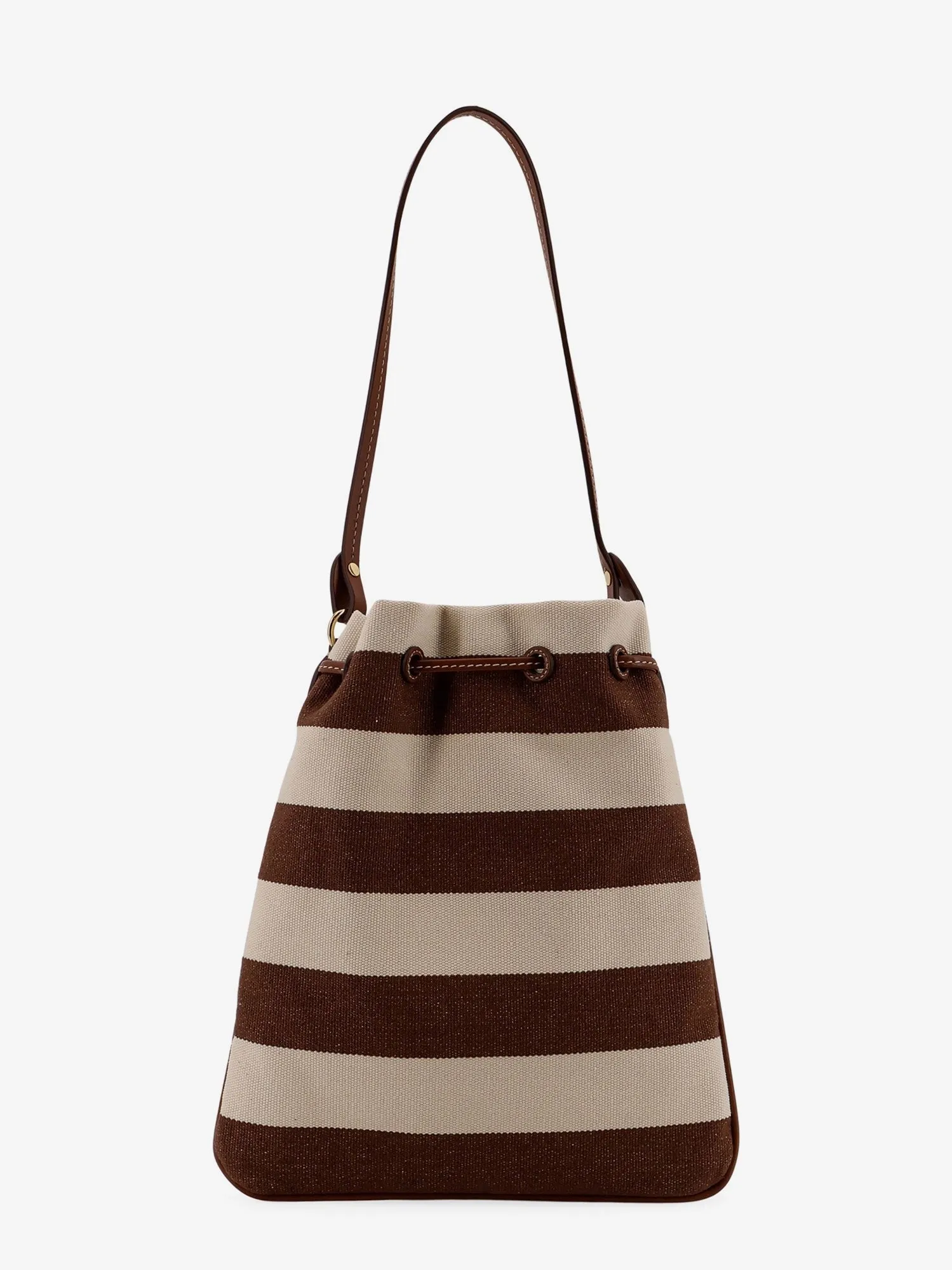Miu Miu Canvas striped bucket bag sold by Siebentaschen product image thumbnail 2
