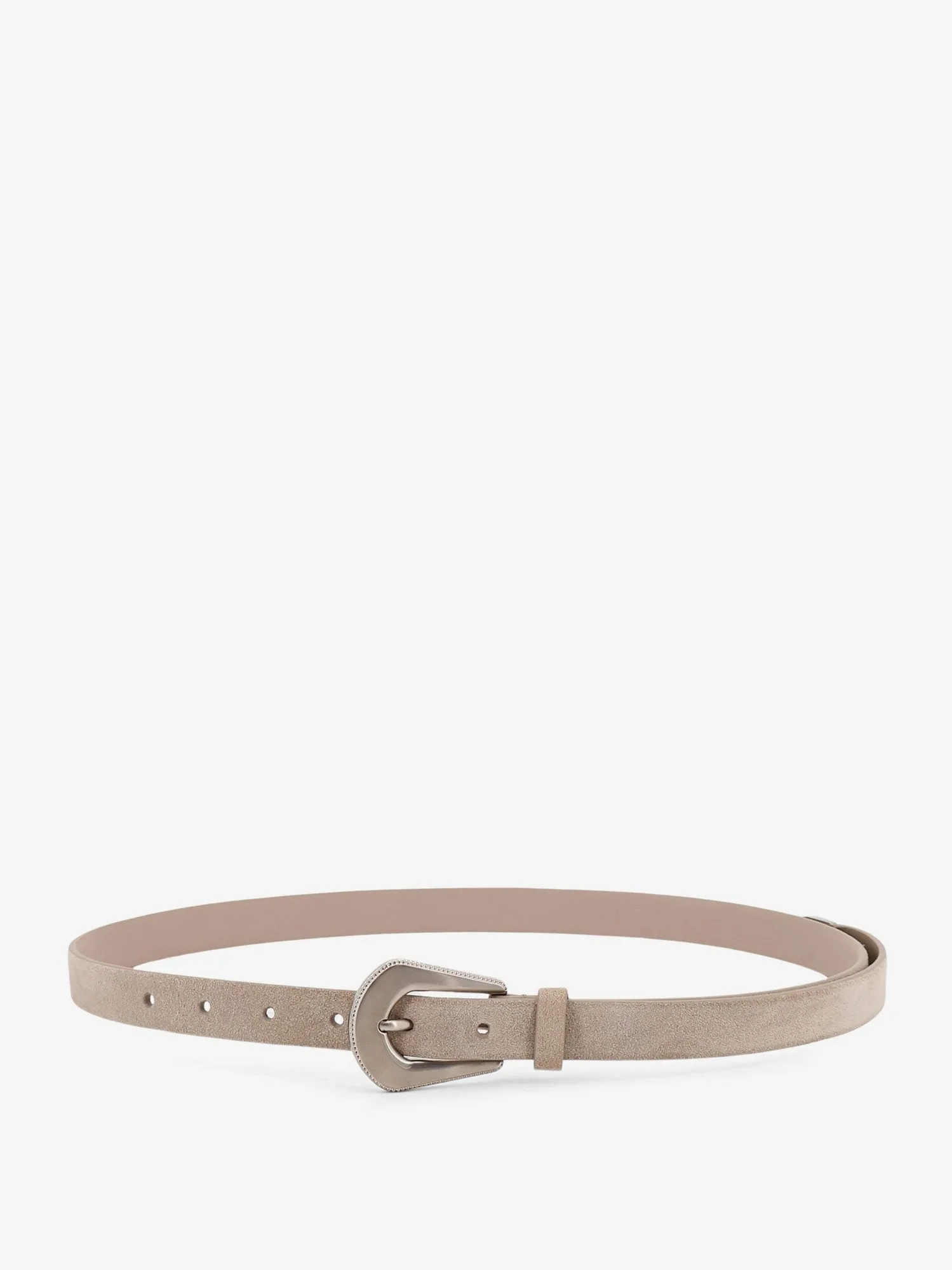 Brunello Cucinelli Leather pull-up belt sold by Siebentaschen