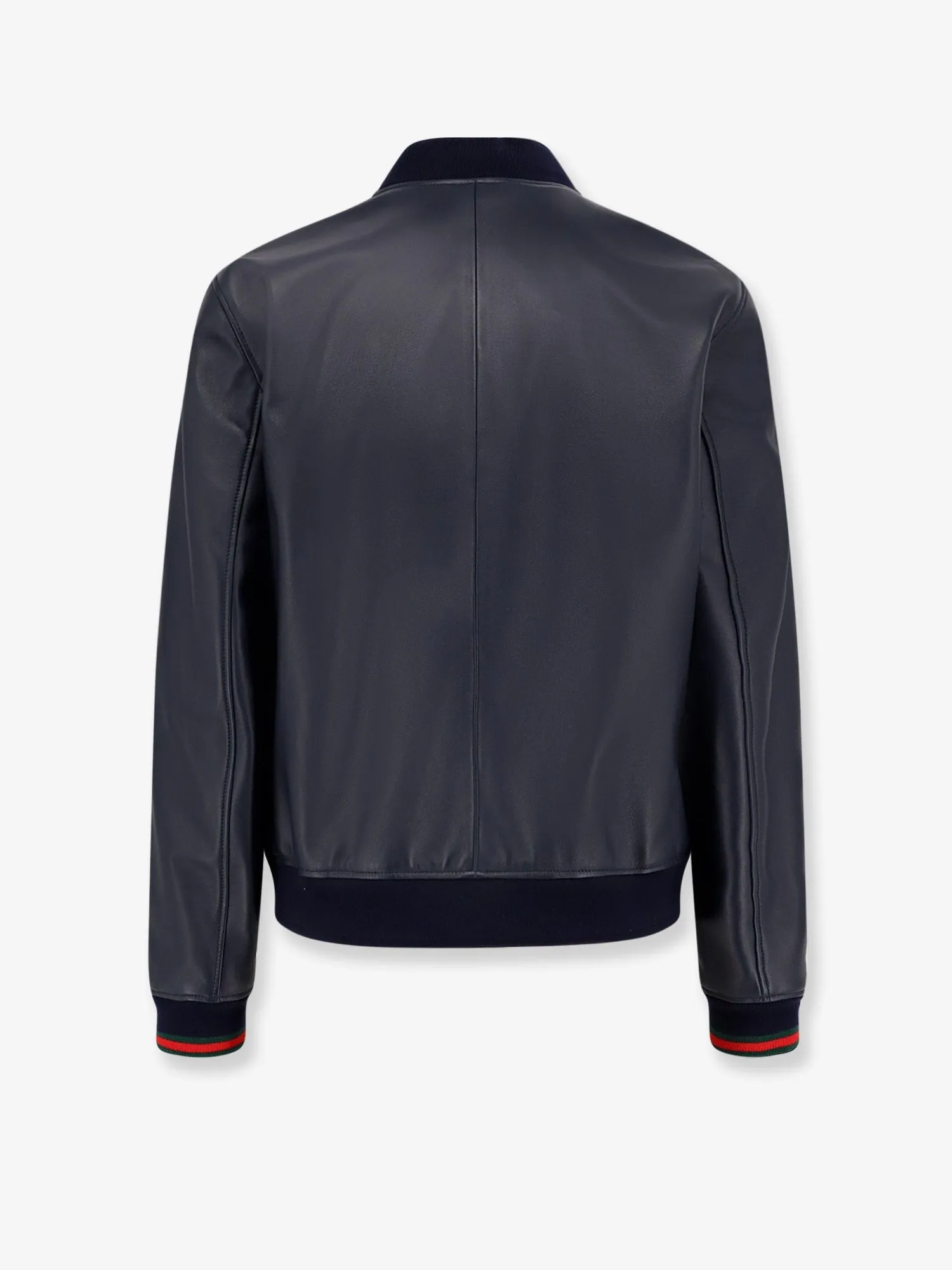 Gucci Leather Jacket witth Web details sold by Siebentaschen product image thumbnail 2