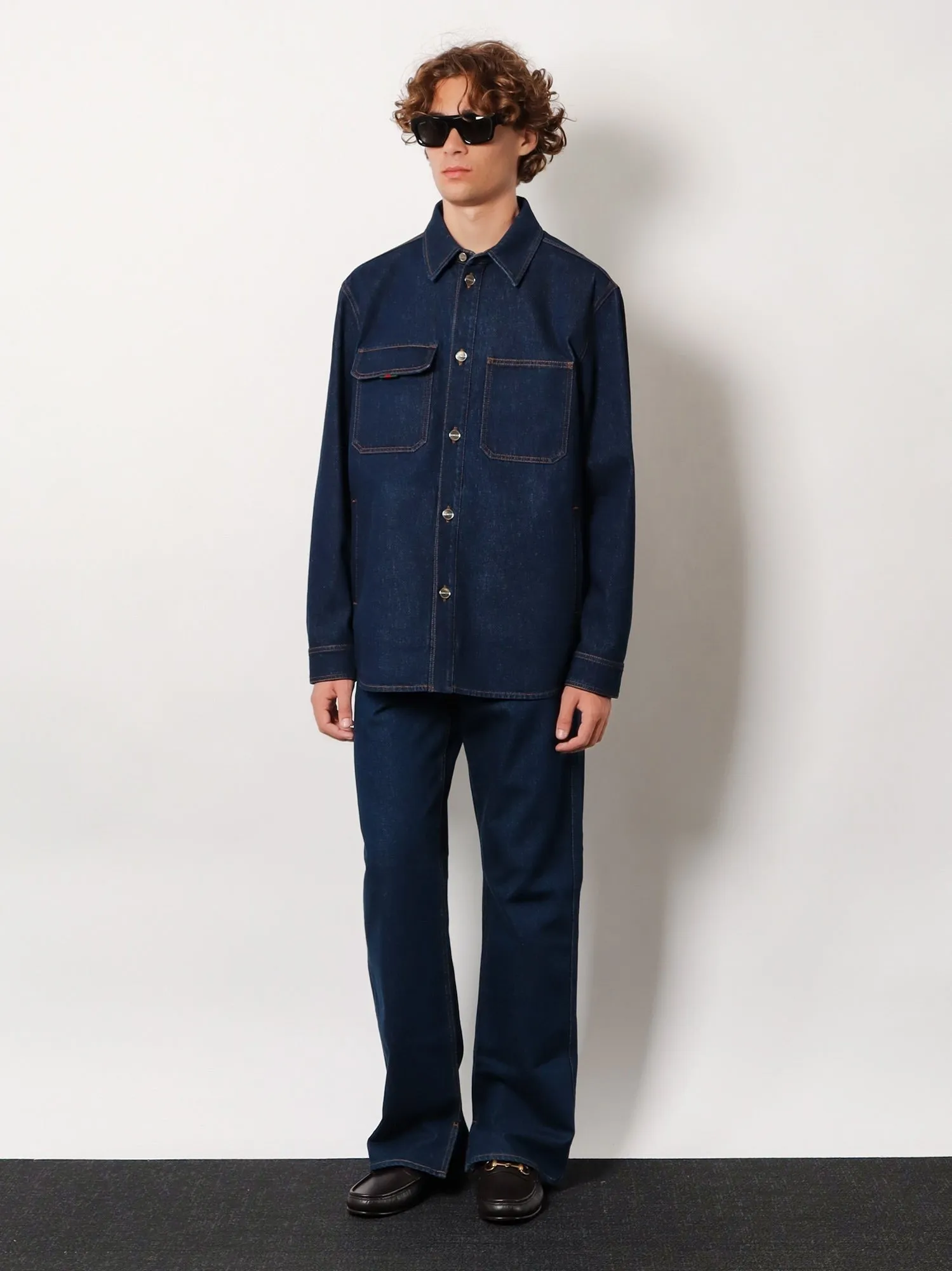 Gucci Dark denim shirt sold by Siebentaschen product image thumbnail 2