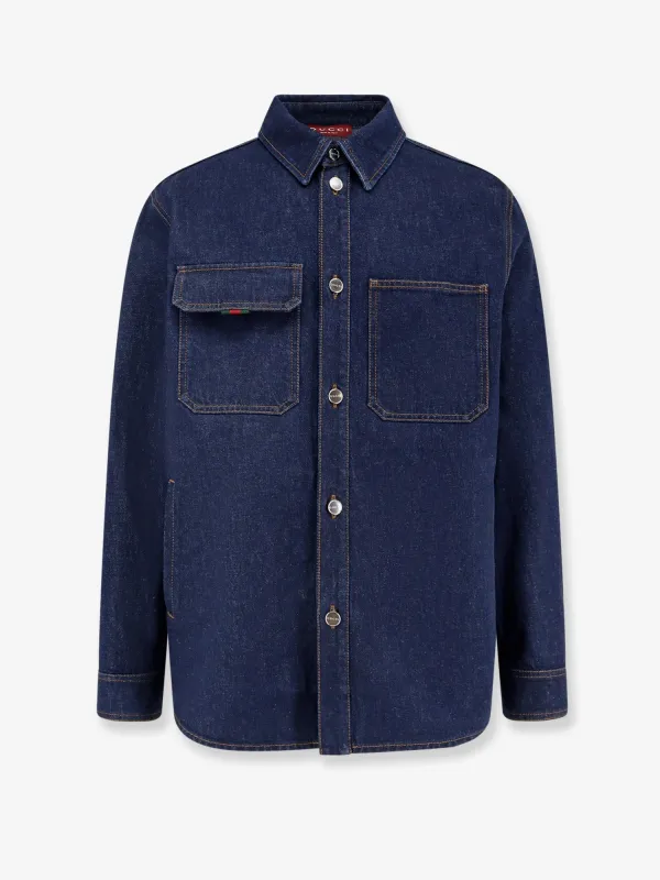 Gucci Dark denim shirt sold by Siebentaschen