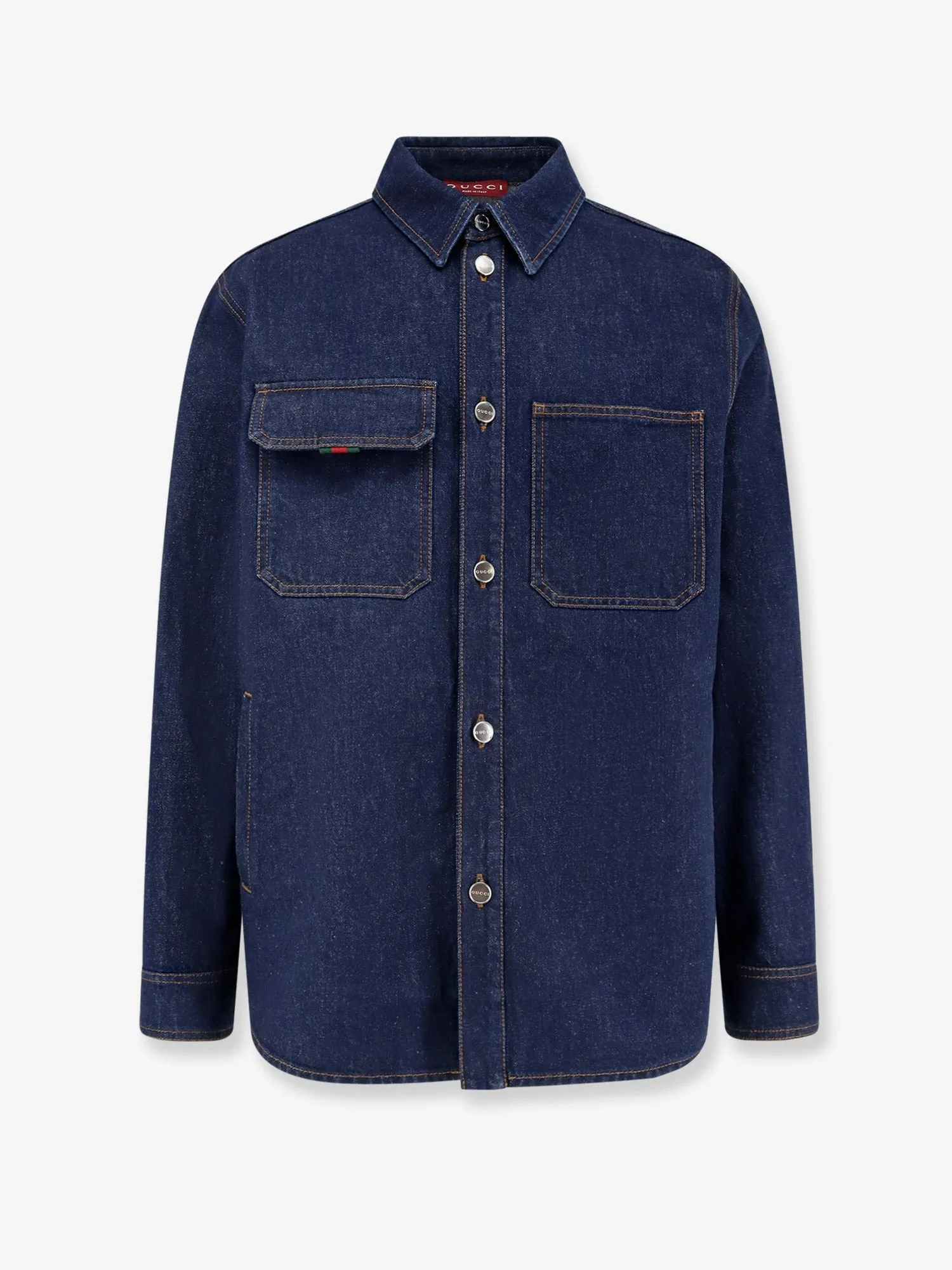 Gucci Dark denim shirt sold by Siebentaschen