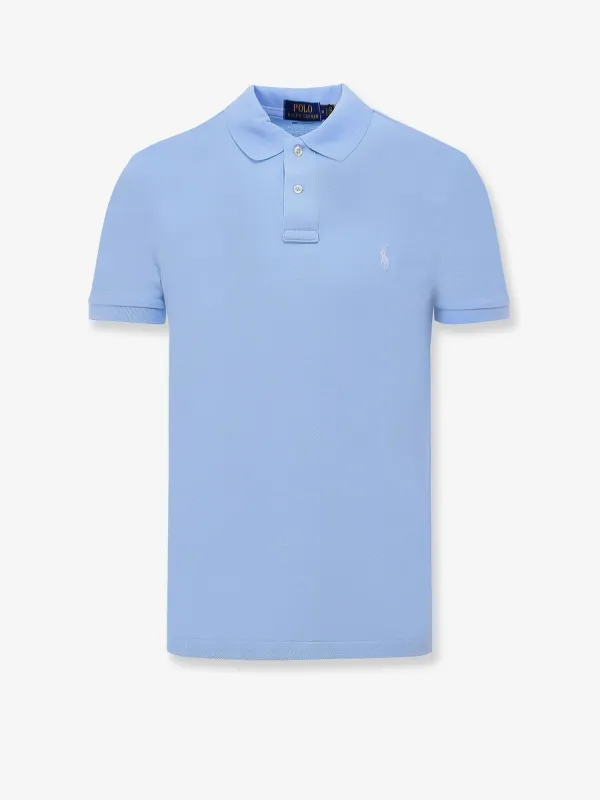 Polo Ralph Lauren Cotton polo shirt with logo embroidery sold by Siebentaschen