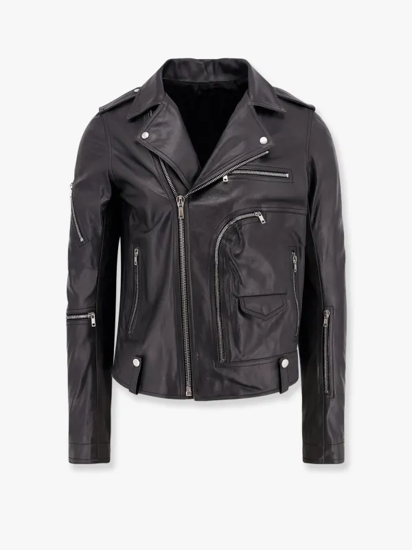 RICK OWENS Bauhaus stooges leather jacket sold by Siebentaschen