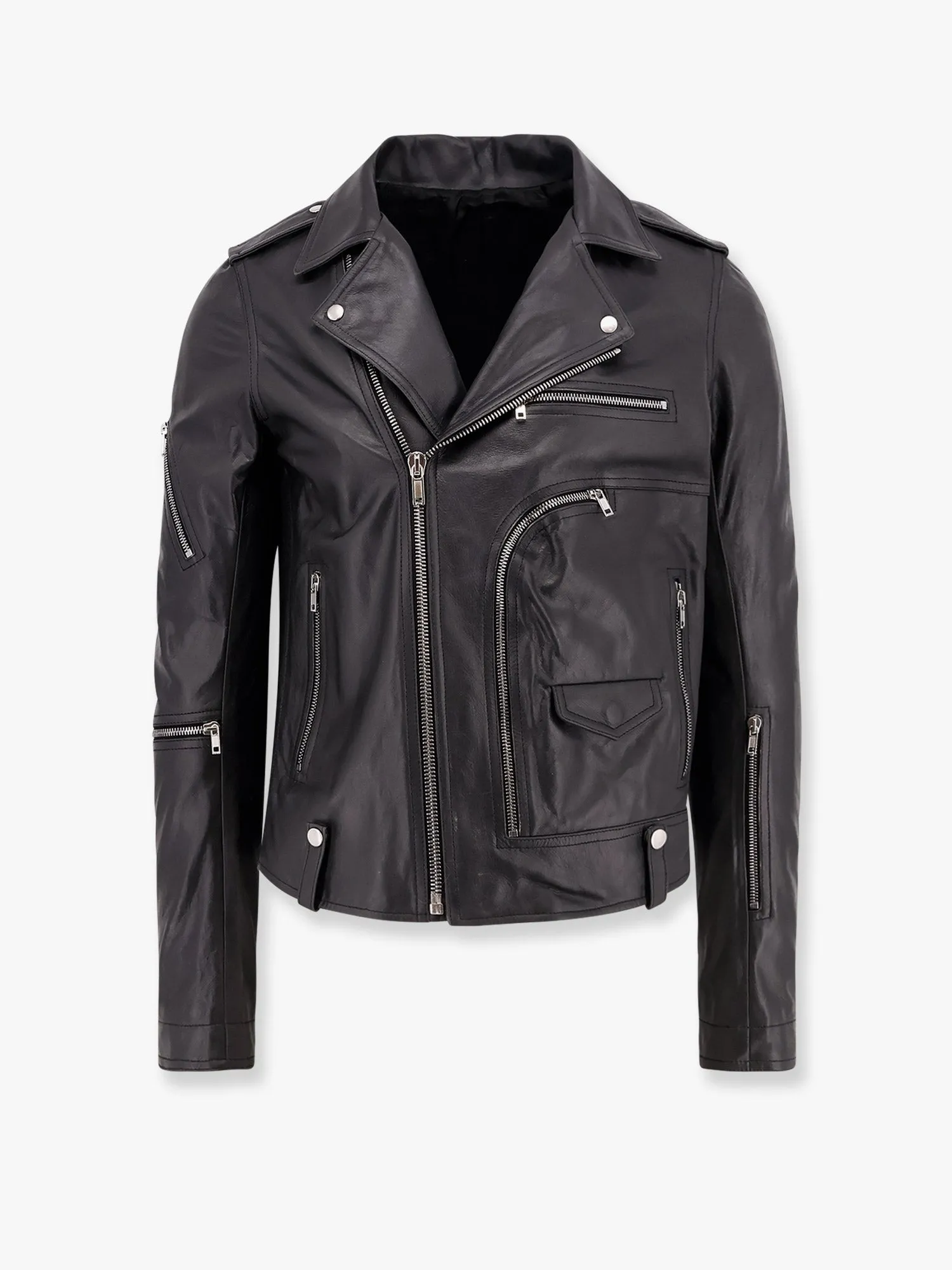 RICK OWENS Bauhaus stooges leather jacket sold by Siebentaschen