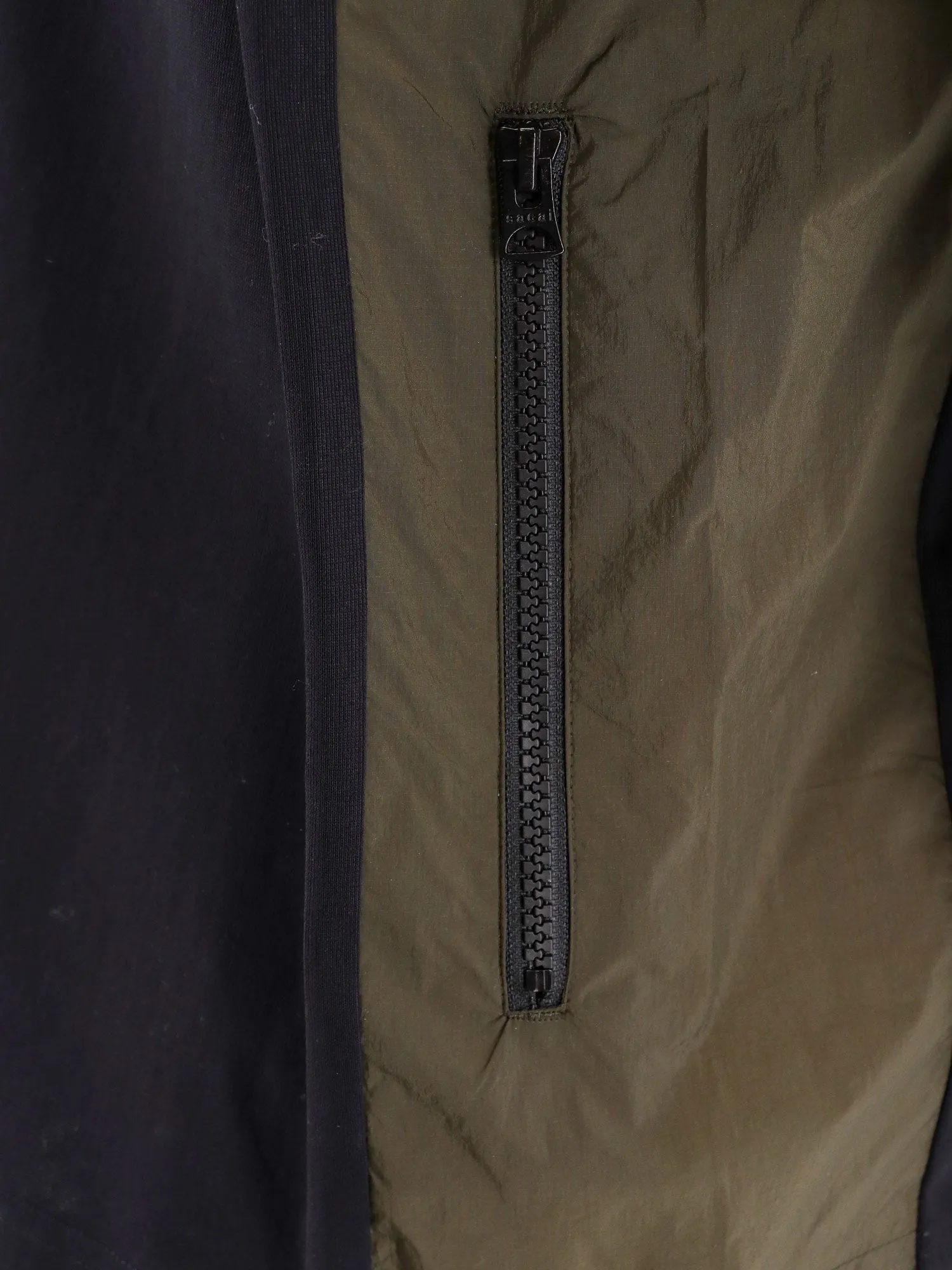 SACAI Cotton t-shirt with nylon inserts sold by Siebentaschen product image thumbnail 4