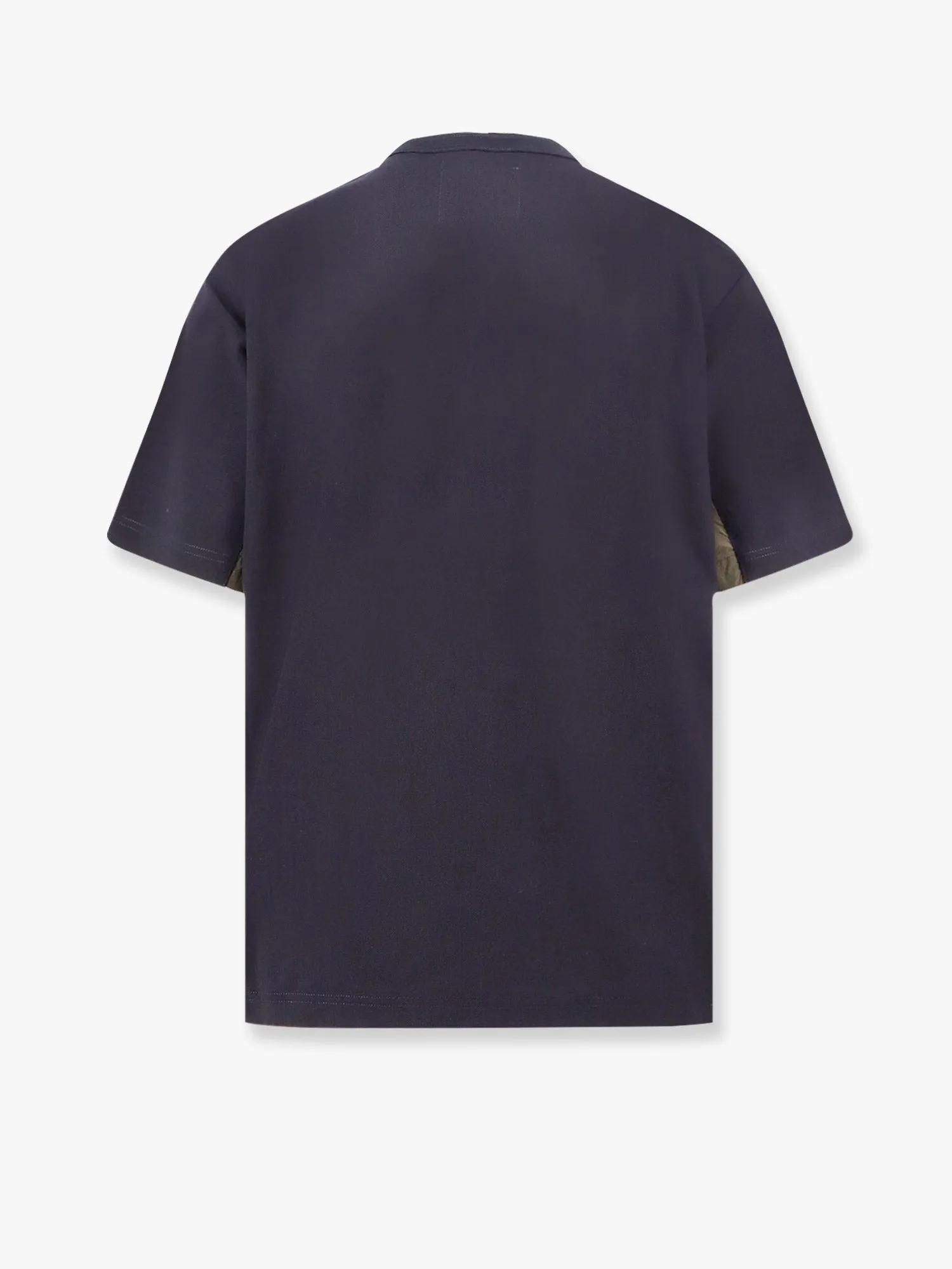 SACAI Cotton t-shirt with nylon inserts sold by Siebentaschen product image thumbnail 5
