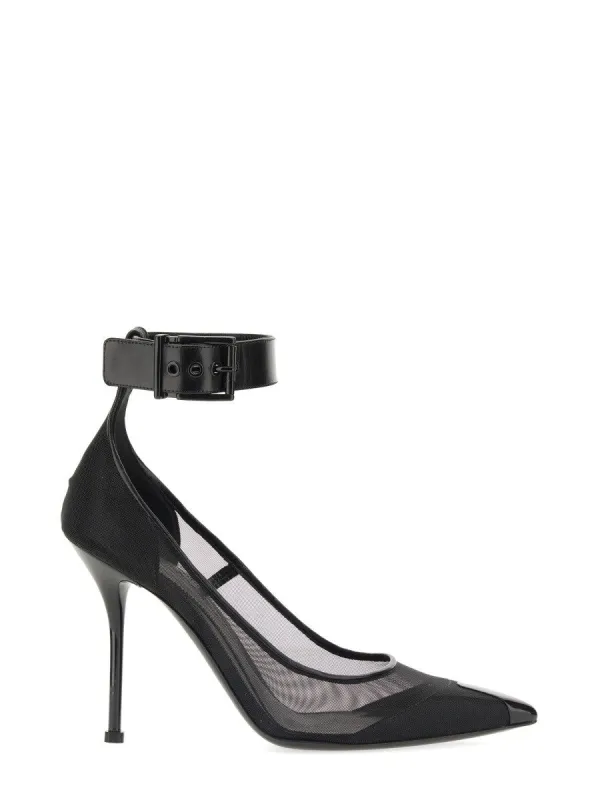 Alexander Mcqueen PUNK PUMPS WITH STRAP sold by Siebentaschen