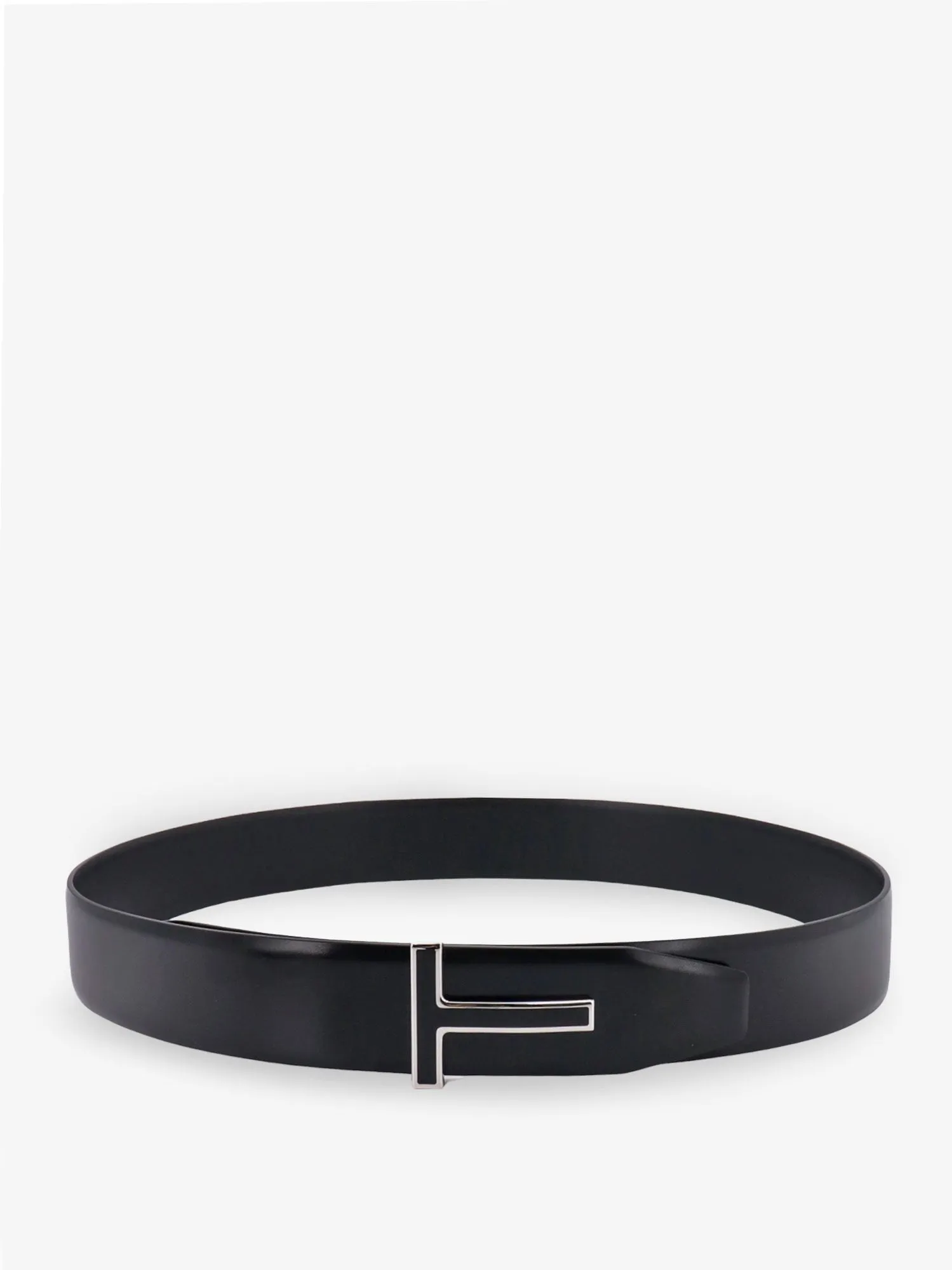 TOM FORD Leather belt with enamelled logo sold by Siebentaschen