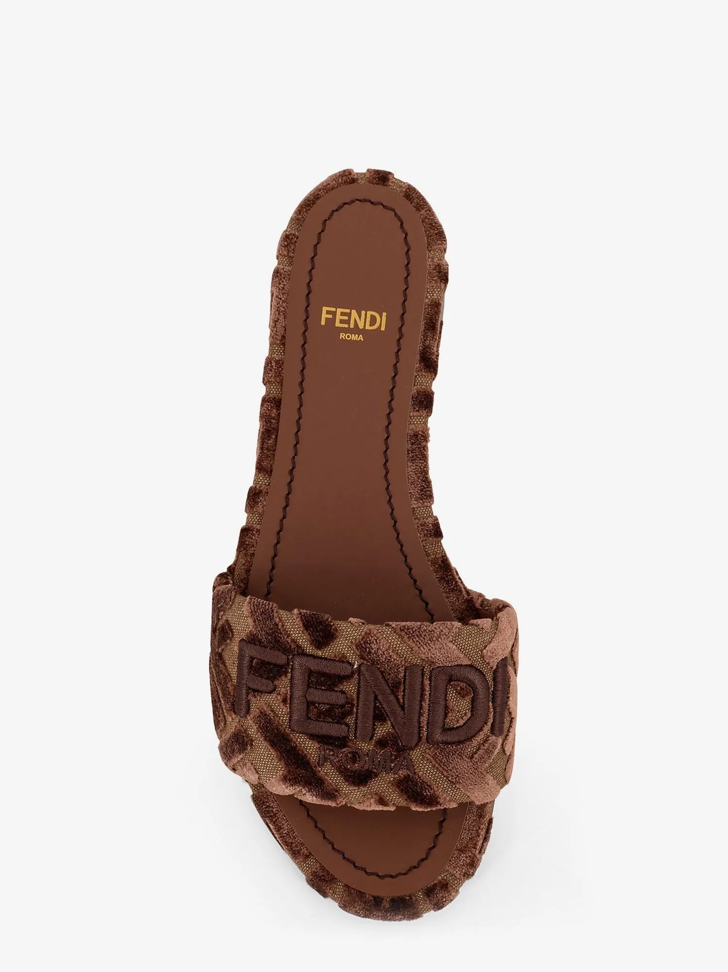 Fendi Fendi Sunshinew velvet slide sold by Siebentaschen product image thumbnail 4