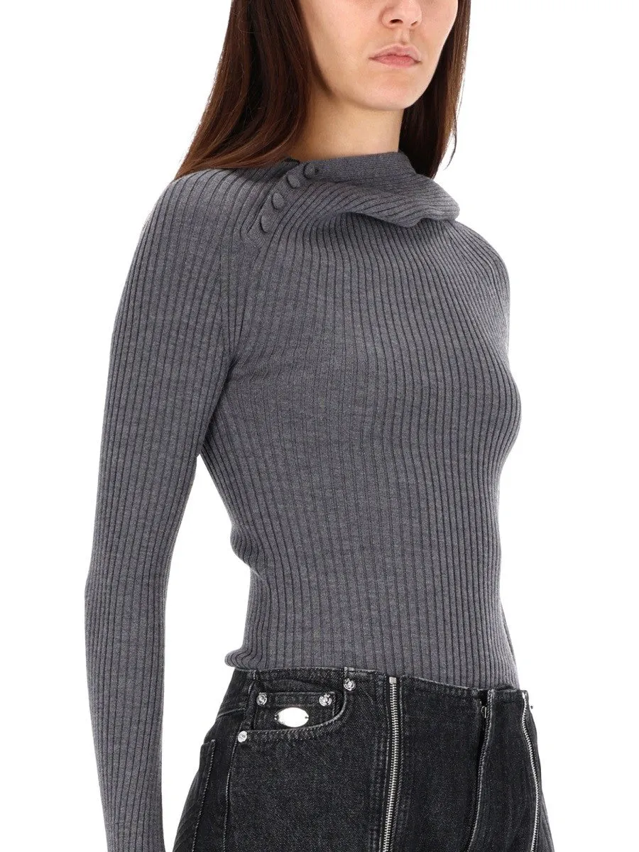 JEAN PAUL GAULTIER RIBBED WOOL SWEATER sold by Siebentaschen product image thumbnail 4