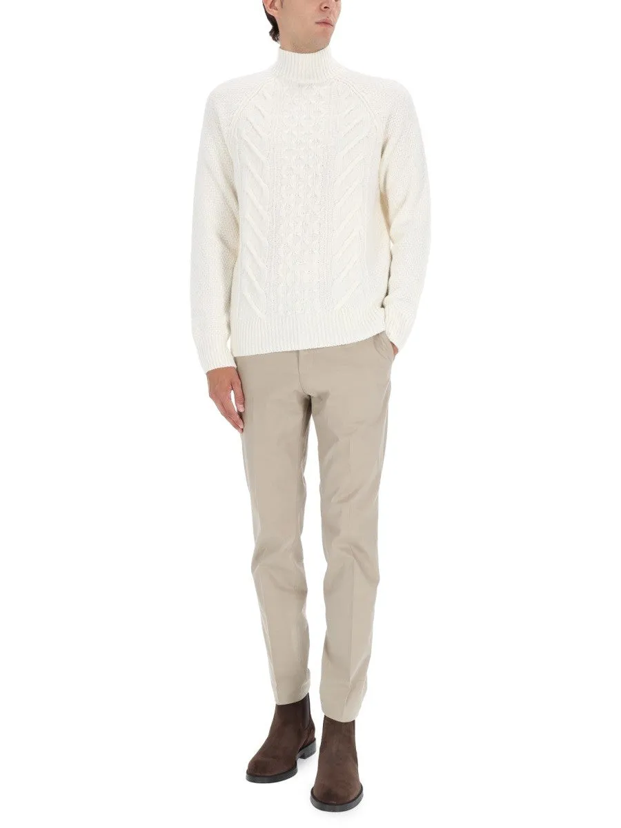 BOSS CAMEL "L-HECTOR" CABLE-KNIT SWEATER sold by Siebentaschen product image thumbnail 2