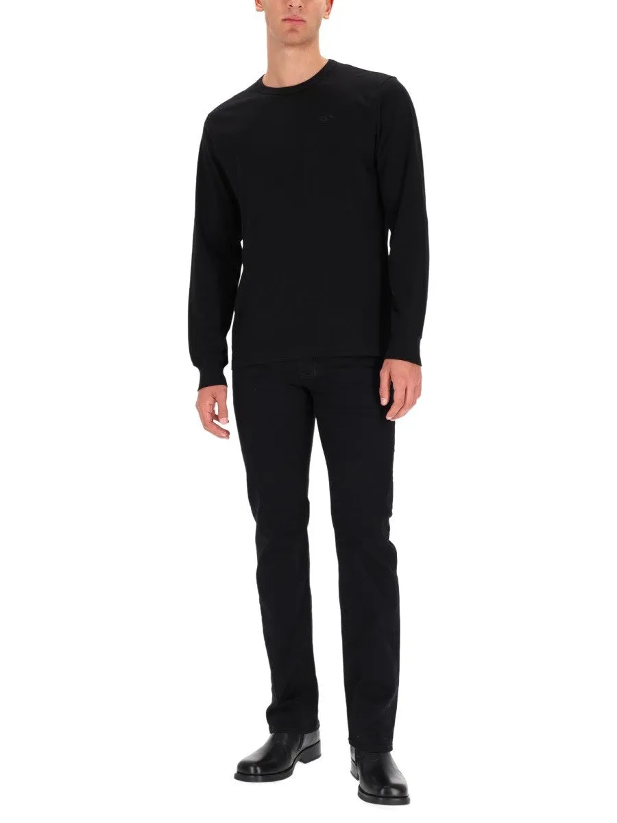 Diesel T-SHIRT WITH EMBROIDERED LOGO sold by Siebentaschen product image thumbnail 4