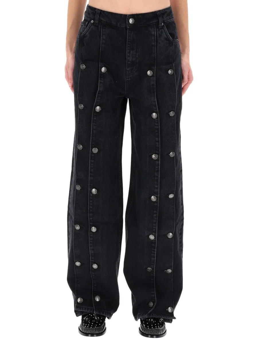 ROTATE BIRGER CHRISTENSEN JEANS WITH BUTTON DETAIL sold by Siebentaschen product image thumbnail 3