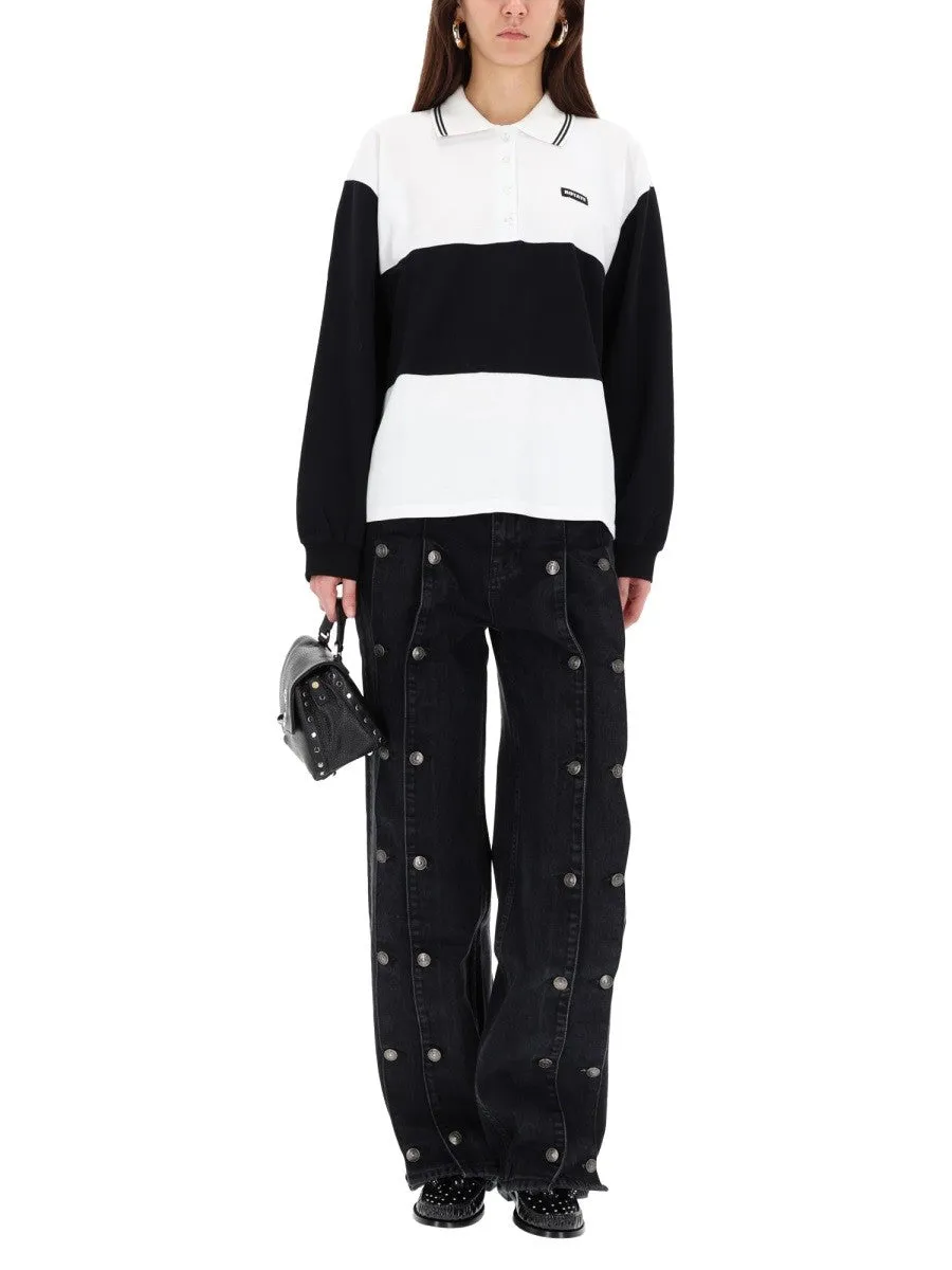 ROTATE BIRGER CHRISTENSEN JEANS WITH BUTTON DETAIL sold by Siebentaschen product image thumbnail 4