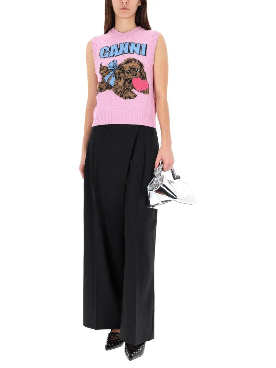 GANNI "CROSS-OVER" PANTS sold by Siebentaschen product image thumbnail 2