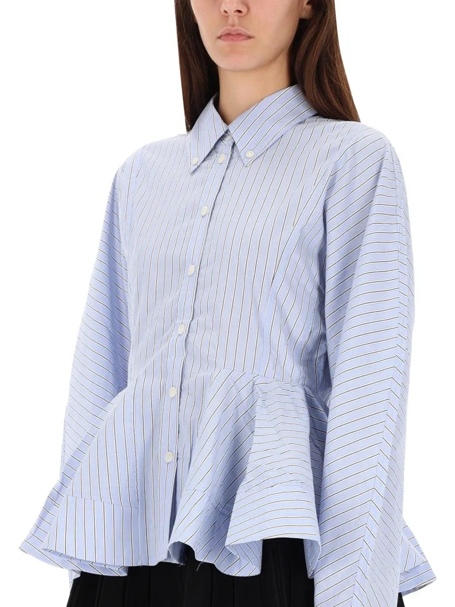 GANNI STRIPED "PEPLUM" SHIRT sold by Siebentaschen product image thumbnail 4
