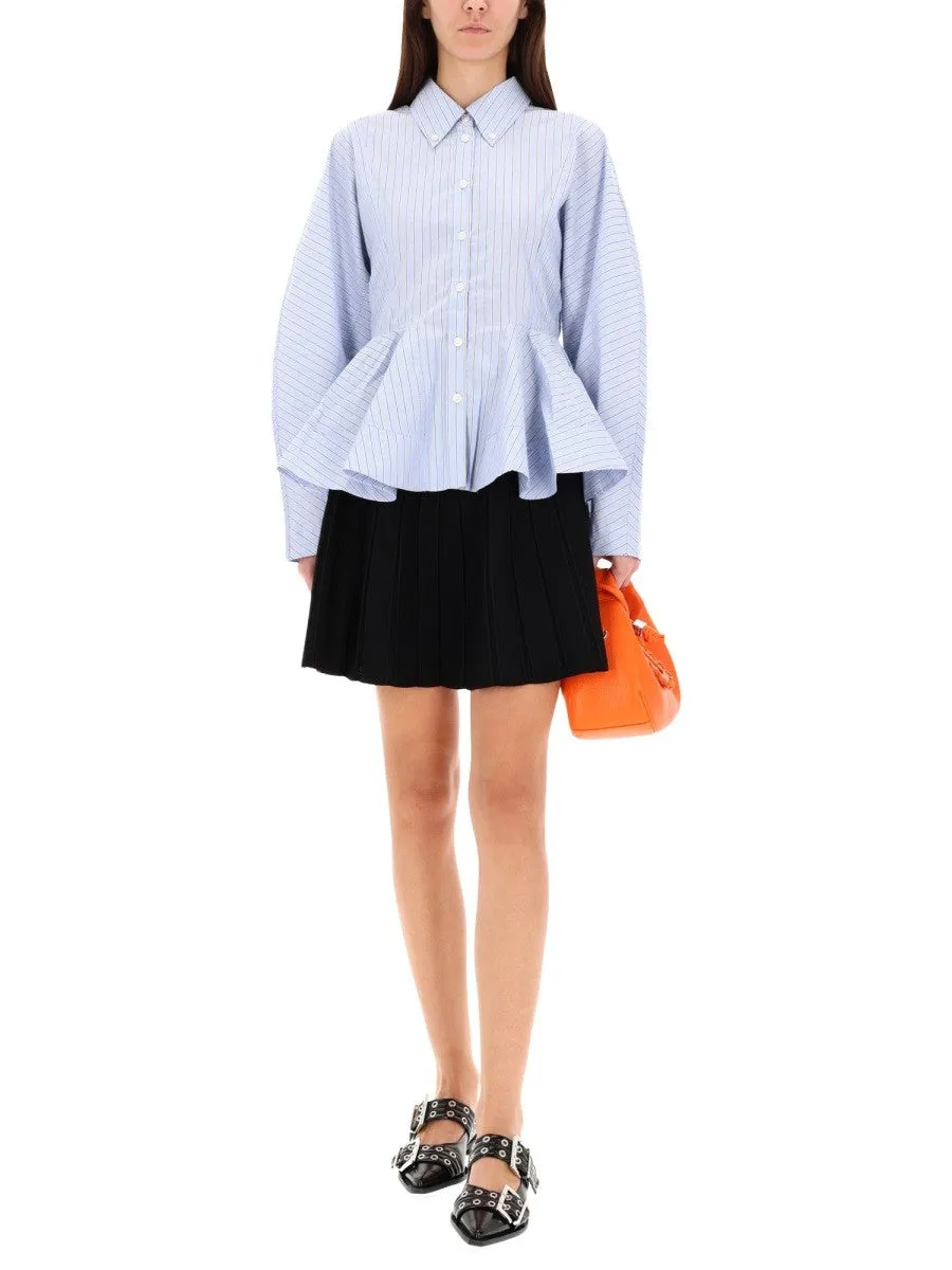 GANNI STRIPED "PEPLUM" SHIRT sold by Siebentaschen product image thumbnail 2