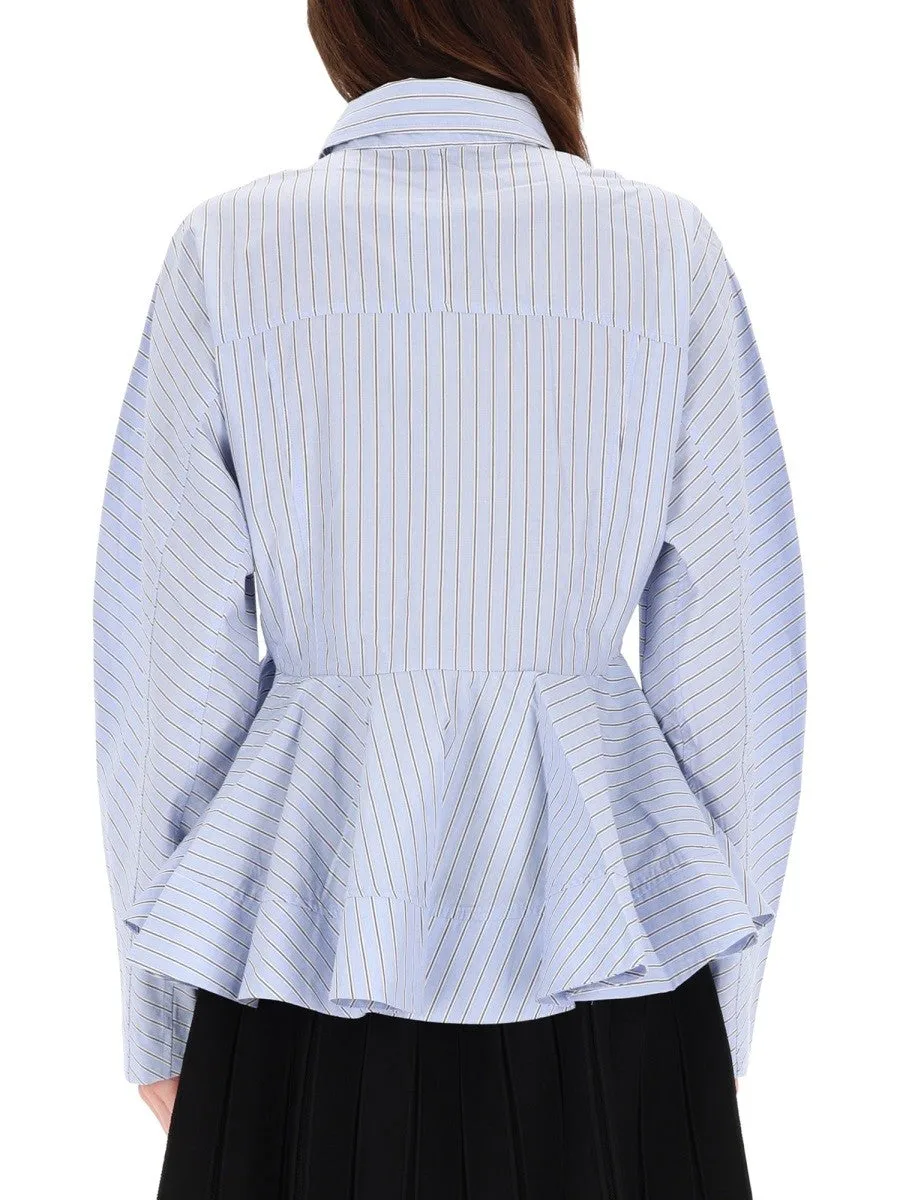 GANNI STRIPED "PEPLUM" SHIRT sold by Siebentaschen product image thumbnail 3