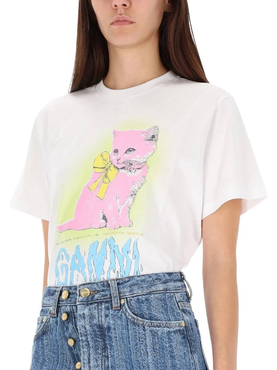 GANNI T-SHIRT "KITTY" sold by Siebentaschen product image thumbnail 4