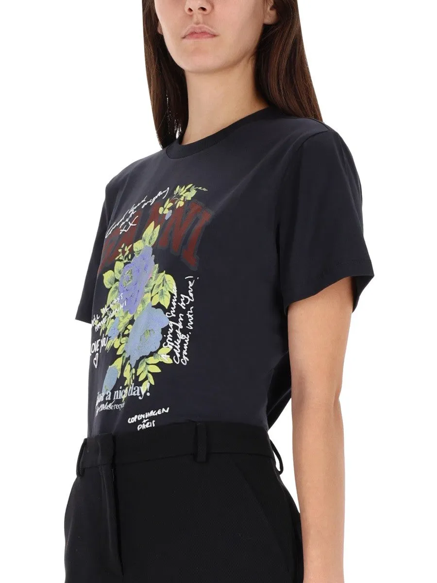 GANNI T-SHIRT "ROSE" sold by Siebentaschen product image thumbnail 4