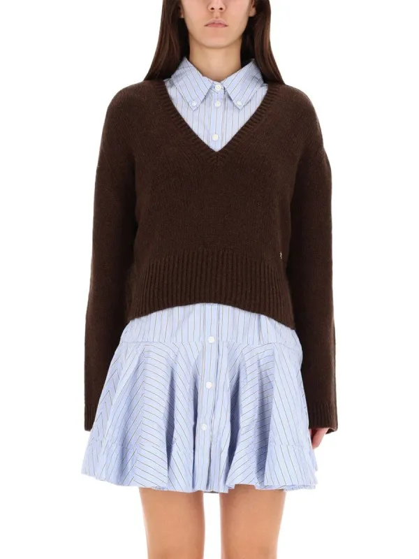 GANNI V-NECK SWEATER sold by Siebentaschen