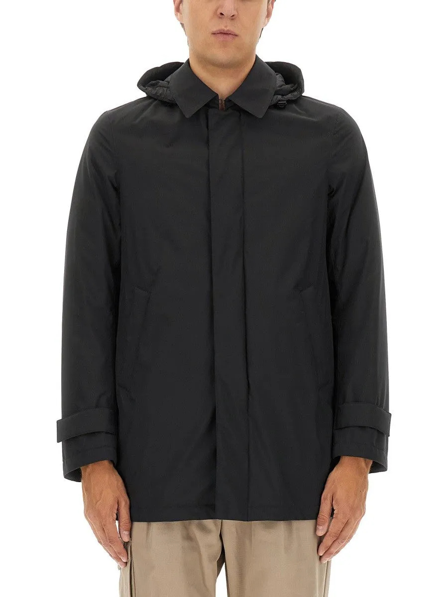 Herno TWO-LAYER "WINDSTOPPER" LONG PARKA sold by Siebentaschen