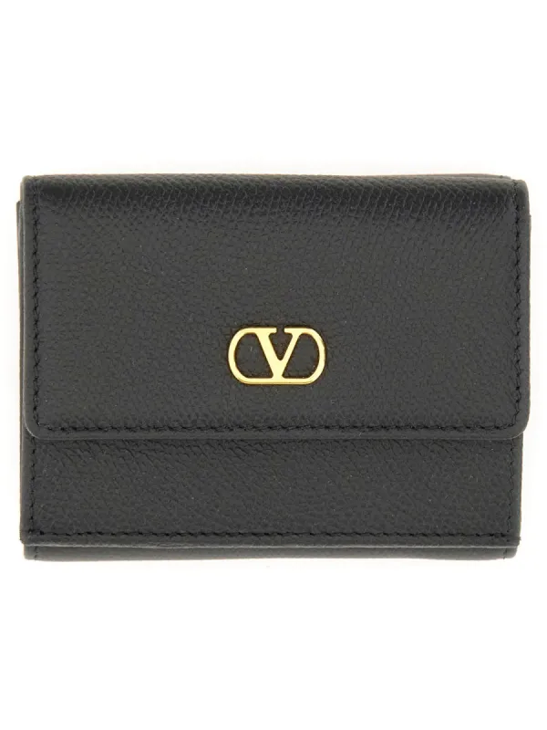 Valentino Garavani "VLOGO SIGNATURE" TRIFOLD WALLET sold by Siebentaschen
