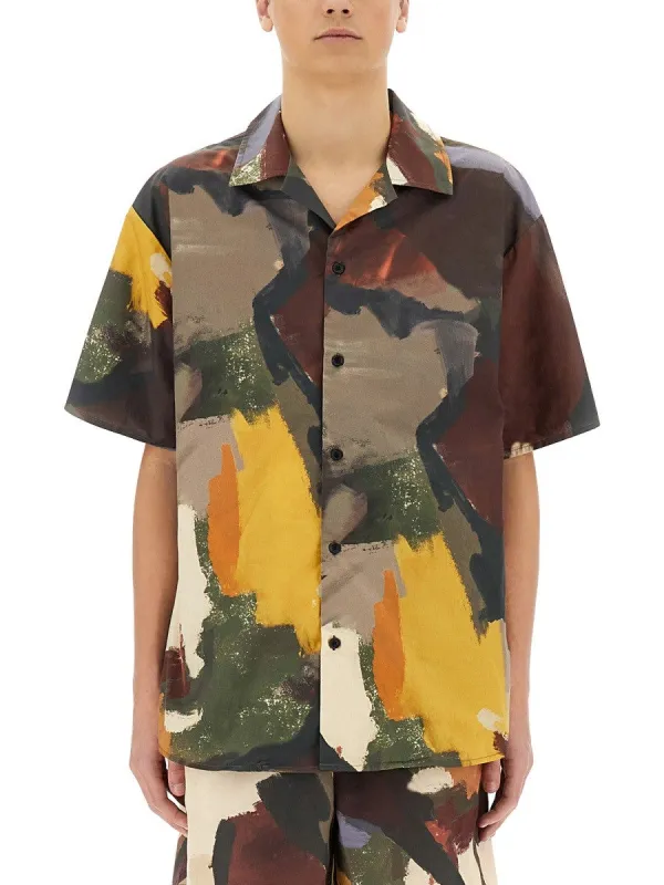 jw anderson ABSTRACT PRINT SHIRT sold by Siebentaschen