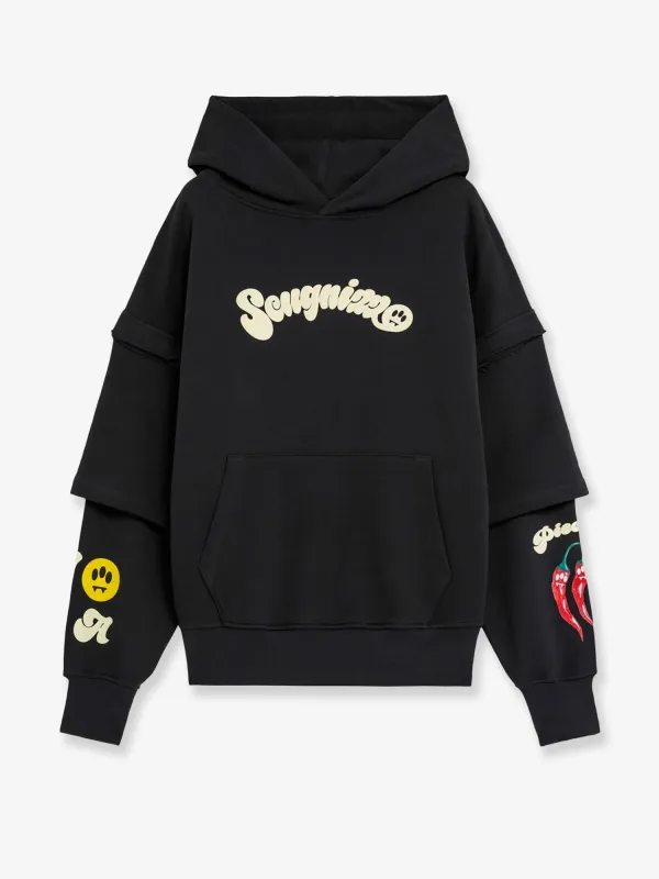 Barrow Cotton hooded sweatshirt sold by Siebentaschen