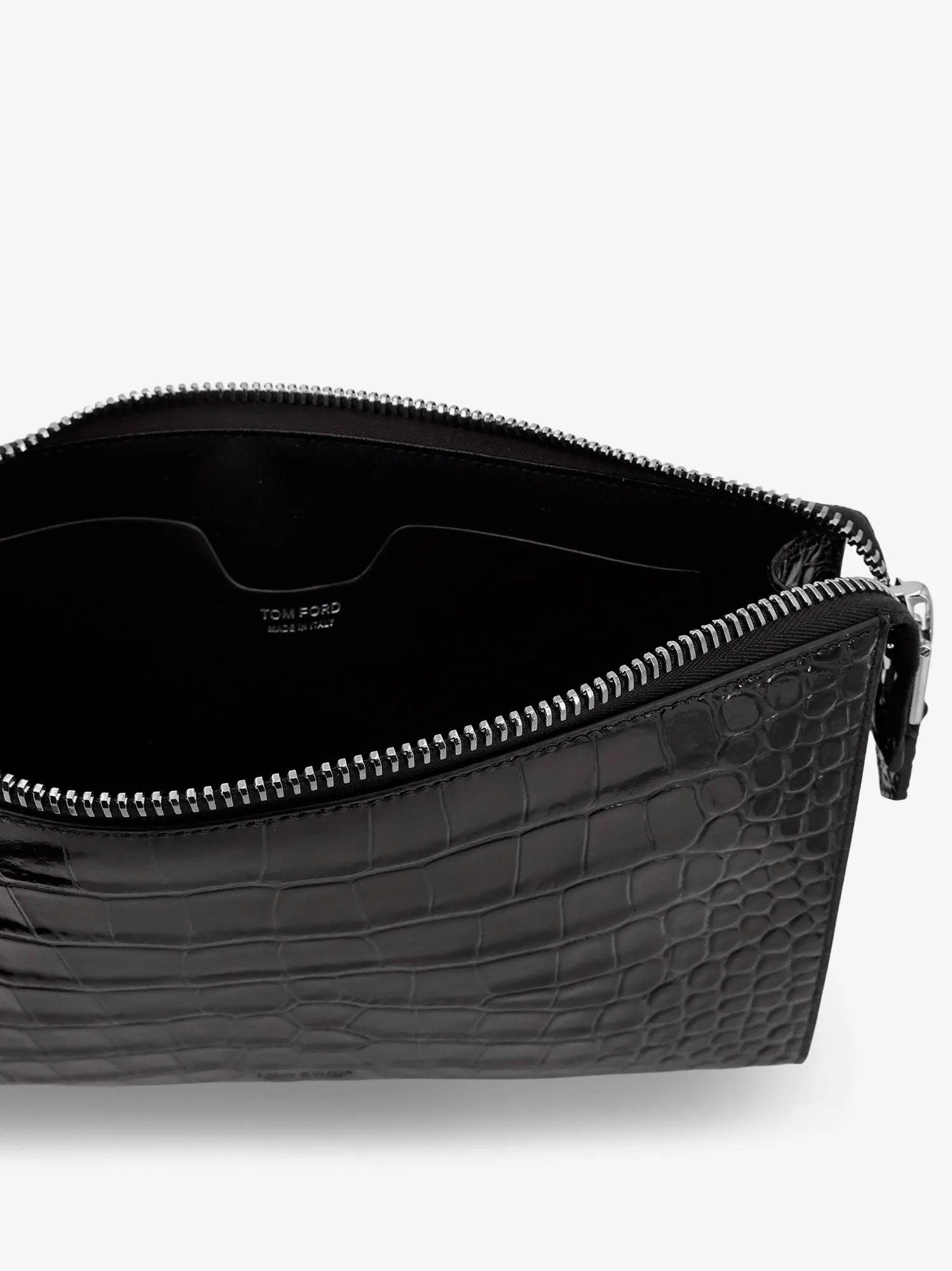 TOM FORD Crocodile-print leather clutch bag sold by Siebentaschen product image thumbnail 5