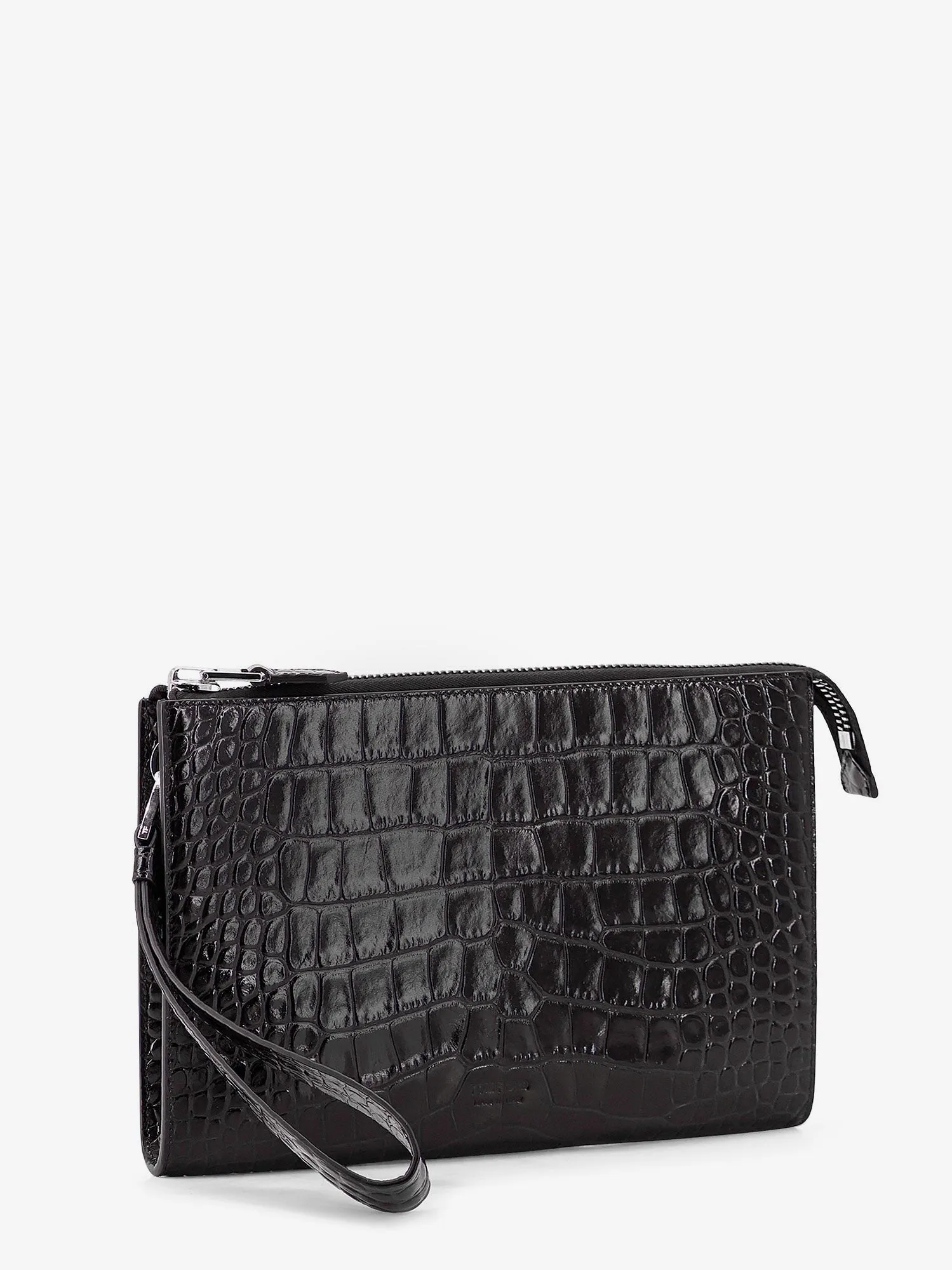 TOM FORD Crocodile-print leather clutch bag sold by Siebentaschen product image thumbnail 3